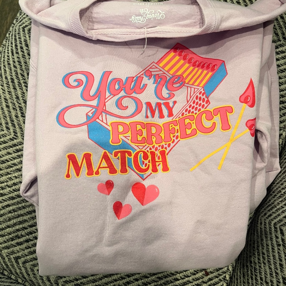 You're My Perfect Match Lavender GraphicSweatshirt Mallory Ervin
Living fully